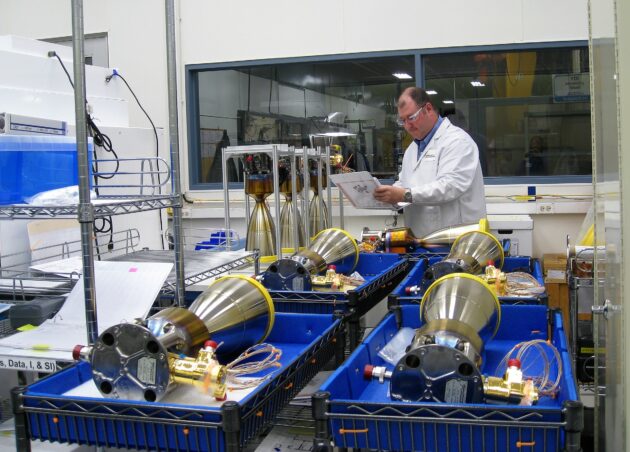 Rocket engines at Aerojet Rocketdyne in Redmond